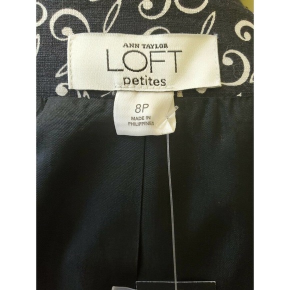 Ann Taylor Loft Cotton Blazer Jacket Size 8P - Picture 9 of 12